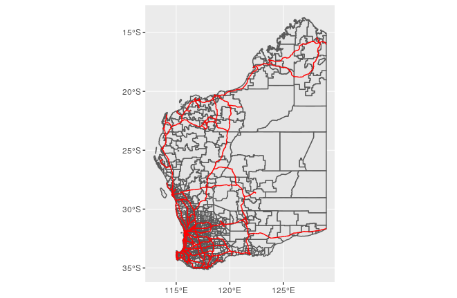 Map of WA state roads